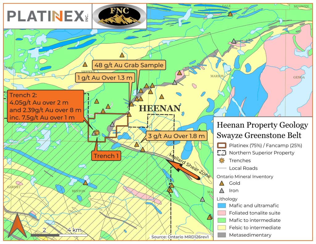 Figure 1 Heenan Property Map